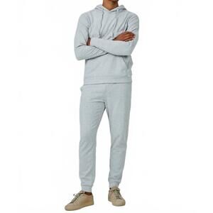 NEW 7DIAMONDS men's generation soft brushed hoodie in grey